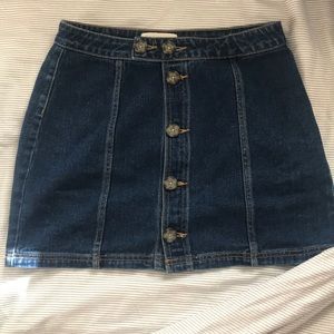 Dark wash pacsun jean skirt